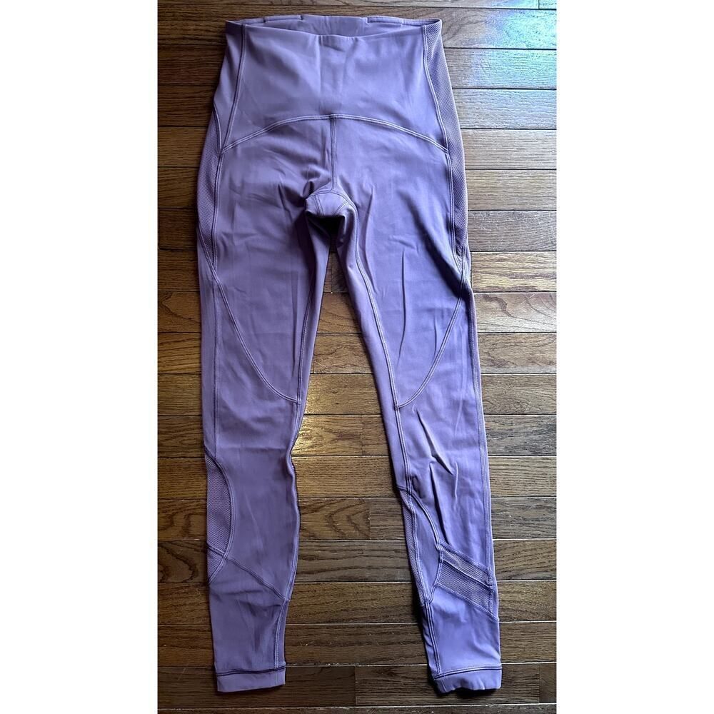 Lululemon Clear the court Leggings Figue Pink size 6